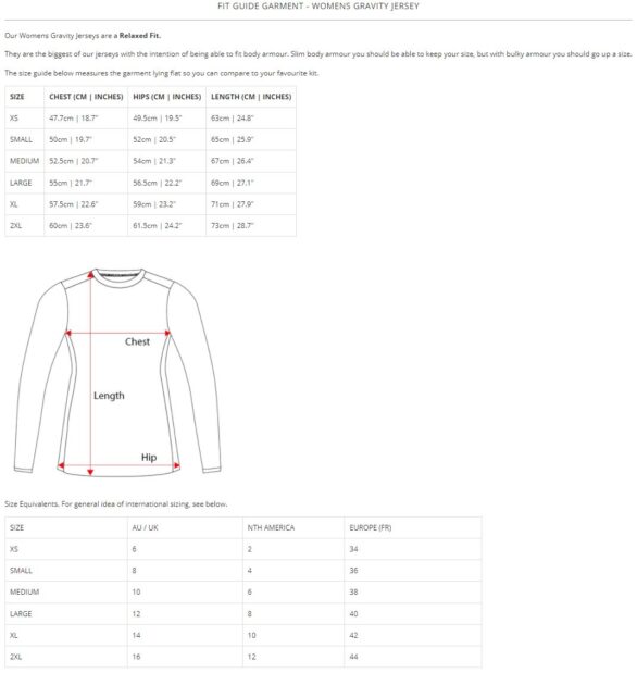 WOMENS GRAVITY JERSEY | SUNSET - Image 5